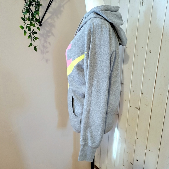 NIKE | RETRO GRAPHIC ZIPPERED FRONT HOODIE sport grey medium - Picture 8 of 13